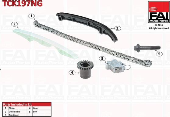 FAI AutoParts TCK197NG - Комплект ангренажна верига vvparts.bg