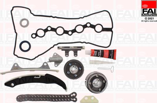 FAI AutoParts TCK334VVT - Комплект ангренажна верига vvparts.bg