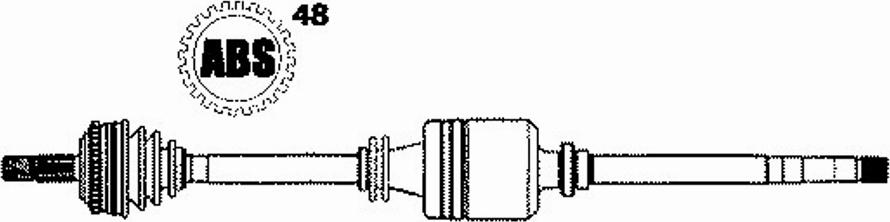 Farcom 121801 - Полуоска vvparts.bg