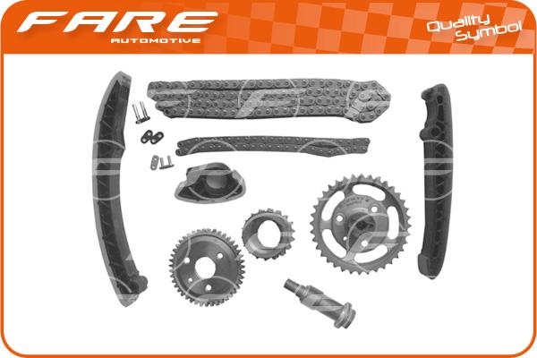 FARE-CO 15017 - Комплект ангренажна верига vvparts.bg