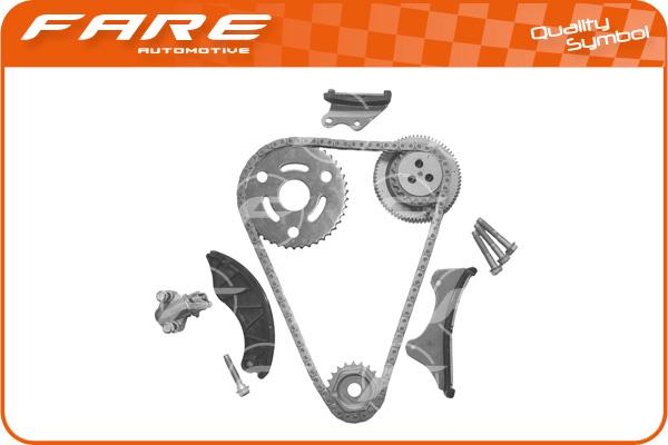 FARE-CO 15222 - Комплект ангренажна верига vvparts.bg