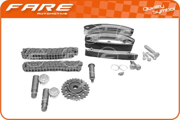 FARE-CO 10928 - Комплект ангренажна верига vvparts.bg