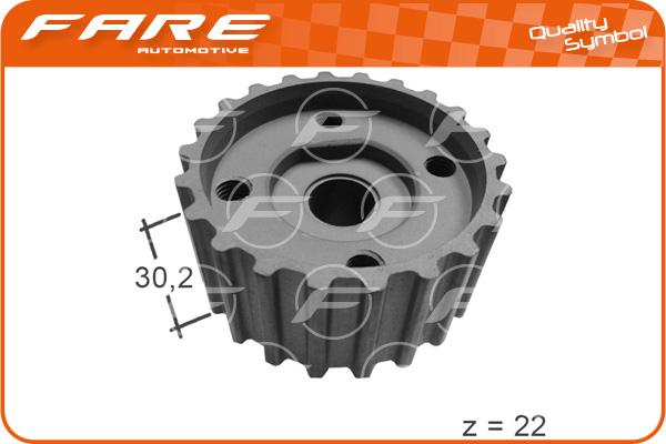 FARE-CO 10571 - Зъбно колело, колянов вал vvparts.bg