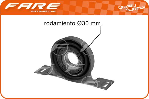 FARE-CO 10647 - Опора карданен вал vvparts.bg