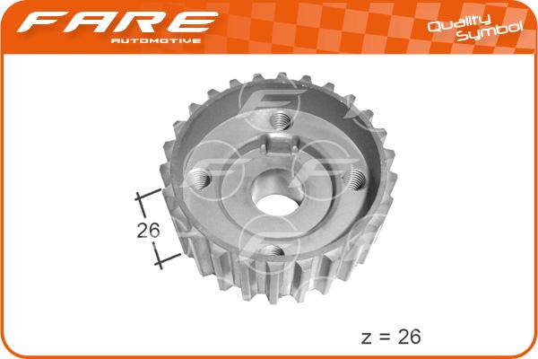 FARE-CO 10792 - Зъбно колело, колянов вал vvparts.bg