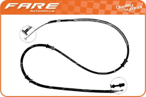 FARE-CO 18110 - Жило, ръчна спирачка vvparts.bg