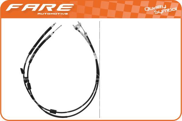 FARE-CO 18261 - Жило, ръчна спирачка vvparts.bg