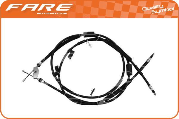 FARE-CO 18267 - Жило, ръчна спирачка vvparts.bg