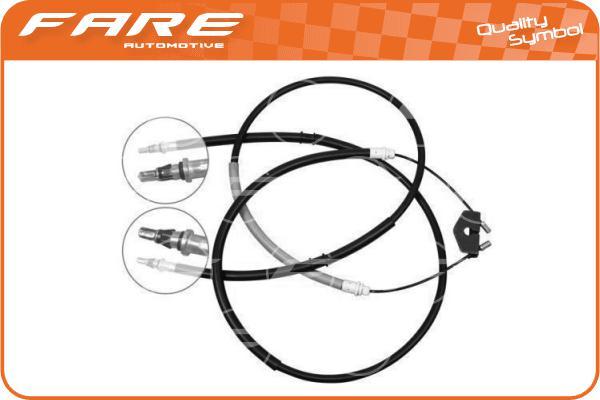 FARE-CO 18236 - Жило, ръчна спирачка vvparts.bg