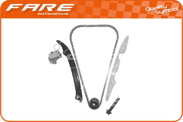 FARE-CO 13841 - Комплект ангренажна верига vvparts.bg