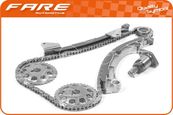 FARE-CO 13857 - Комплект ангренажна верига vvparts.bg