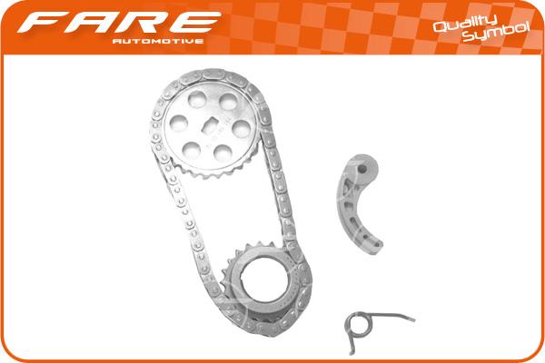 FARE-CO 12918 - Комплект ангренажна верига vvparts.bg