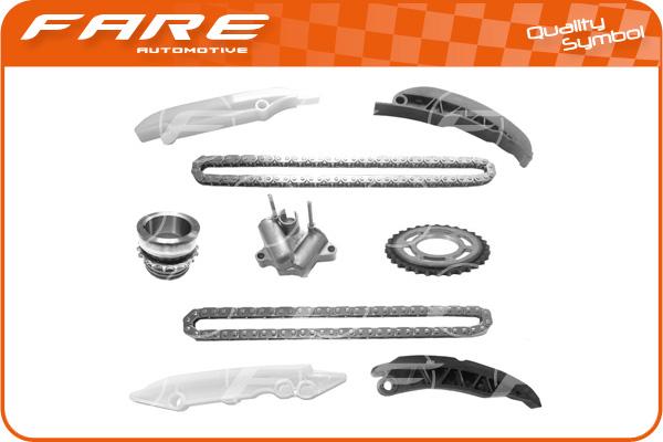 FARE-CO 12894 - Комплект ангренажна верига vvparts.bg