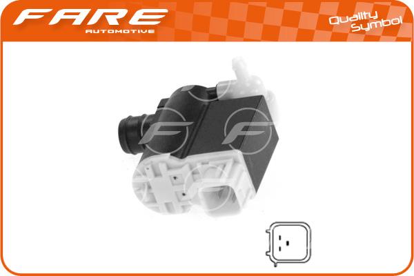 FARE-CO 12800 - Водна помпа за миещо устр., почистване на стъклата vvparts.bg