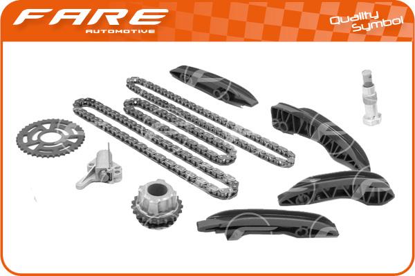 FARE-CO 12745 - Комплект ангренажна верига vvparts.bg