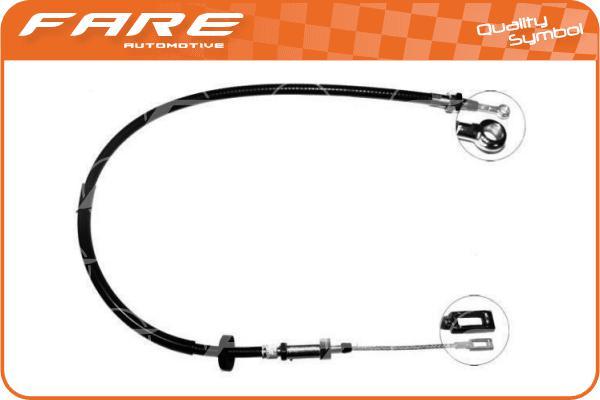 FARE-CO 17497 - Жило, ръчна спирачка vvparts.bg