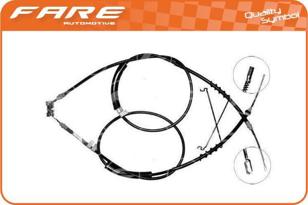 FARE-CO 17585 - Жило, ръчна спирачка vvparts.bg