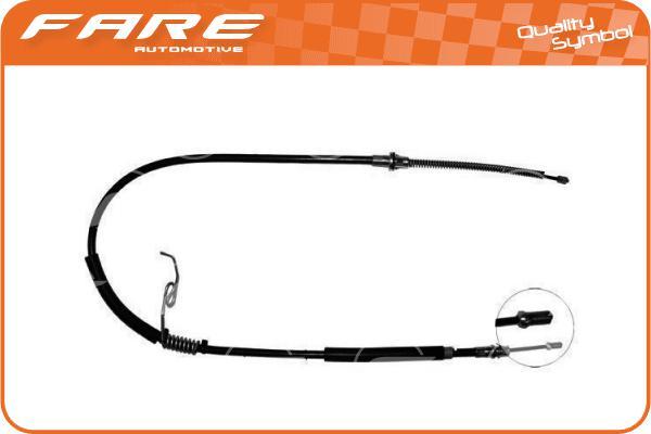 FARE-CO 17524 - Жило, ръчна спирачка vvparts.bg