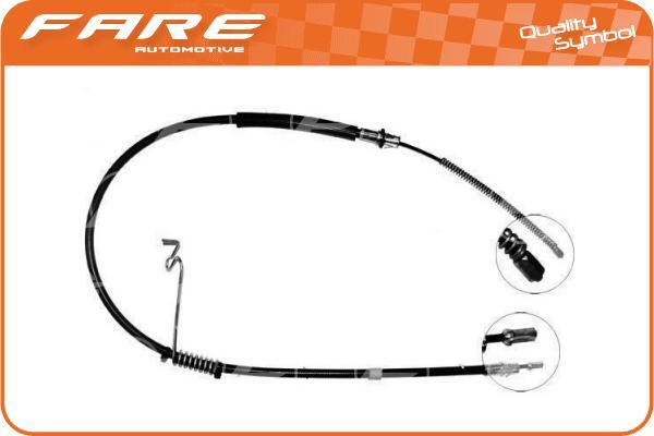 FARE-CO 17520 - Жило, ръчна спирачка vvparts.bg