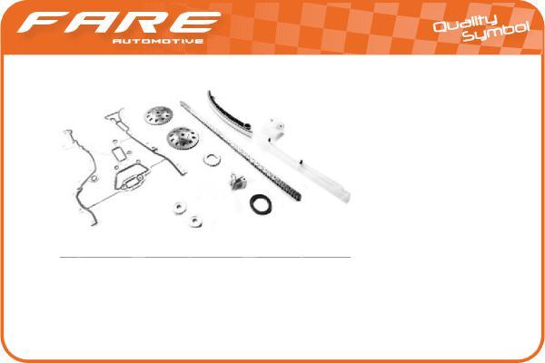 FARE-CO 34938 - Комплект ангренажна верига vvparts.bg