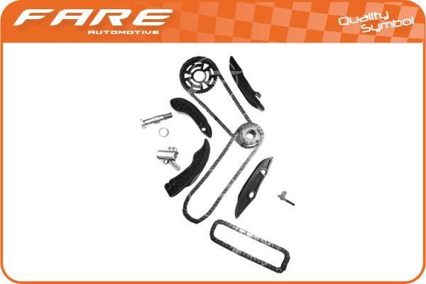 FARE-CO 33507 - Комплект ангренажна верига vvparts.bg