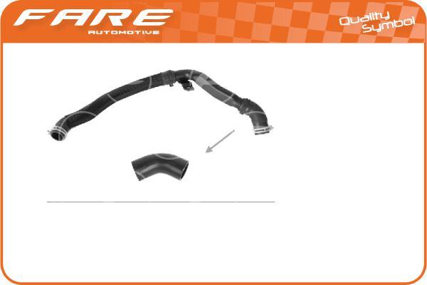 FARE-CO 33759 - Маркуч на радиатора vvparts.bg