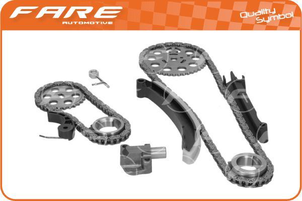 FARE-CO 32180 - Комплект ангренажна верига vvparts.bg