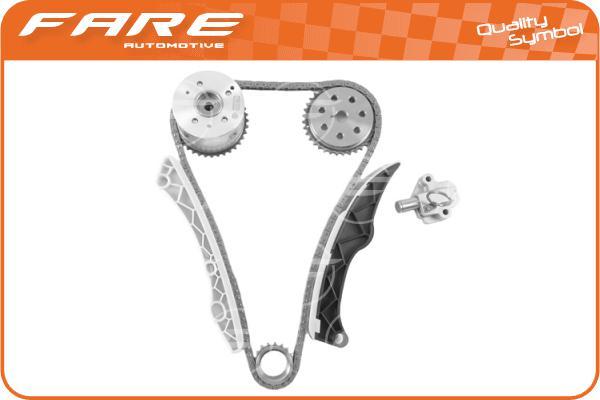 FARE-CO 32177 - Комплект ангренажна верига vvparts.bg