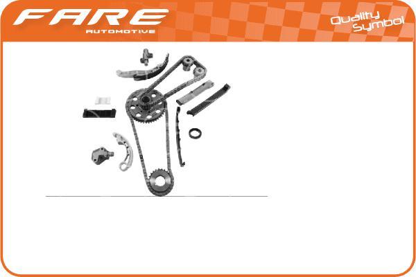 FARE-CO 29024 - Комплект ангренажна верига vvparts.bg