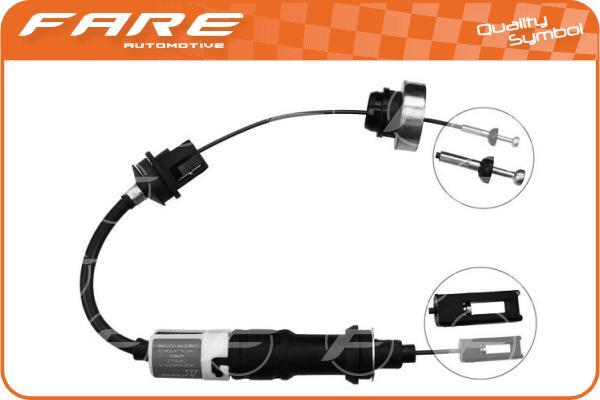 FARE-CO 24303 - Въжен механизъм, задействане на съединителя vvparts.bg