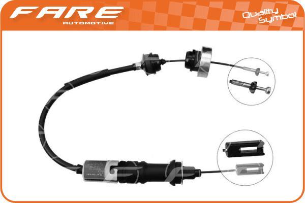 FARE-CO 24323 - Въжен механизъм, задействане на съединителя vvparts.bg