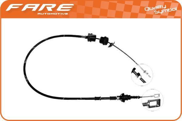 FARE-CO 24292 - Въжен механизъм, задействане на съединителя vvparts.bg