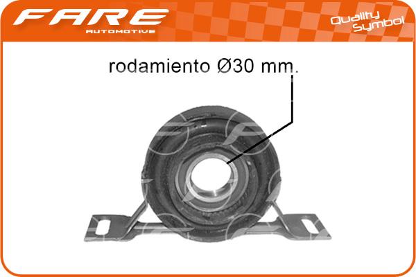 FARE-CO 2641 - Опора карданен вал vvparts.bg