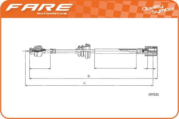 FARE-CO 27531 - Ос на тахографа vvparts.bg