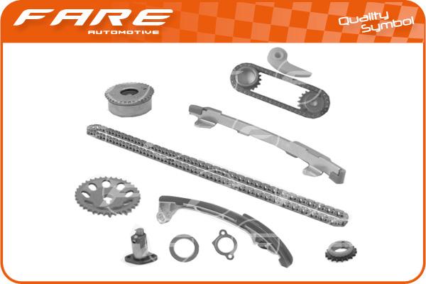 FARE SA 13854 - Комплект ангренажна верига vvparts.bg