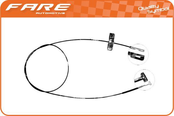 FARE SA 17476 - Жило, ръчна спирачка vvparts.bg