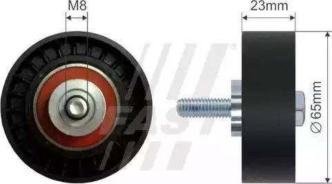 Spidan 0066889 - Паразитна / водеща ролка, пистов ремък vvparts.bg