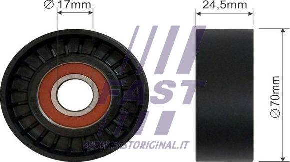 Fast FT44556 - Паразитна / водеща ролка, пистов ремък vvparts.bg