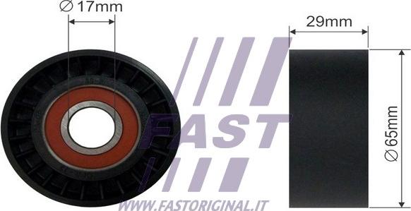 Fast FT44553 - Паразитна / водеща ролка, пистов ремък vvparts.bg