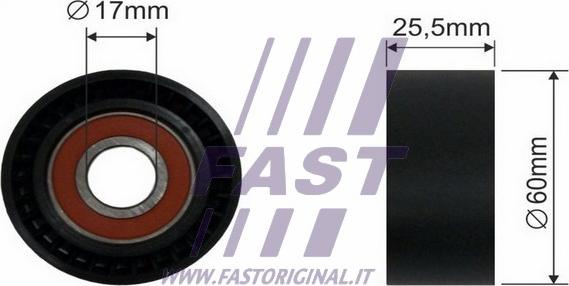 Fast FT44534 - Паразитна / водеща ролка, пистов ремък vvparts.bg