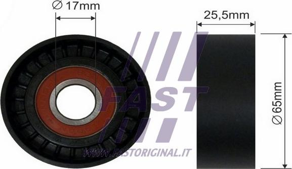 Fast FT44536 - Паразитна / водеща ролка, пистов ремък vvparts.bg