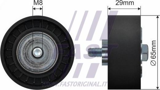 Fast FT44523 - Паразитна / водеща ролка, пистов ремък vvparts.bg