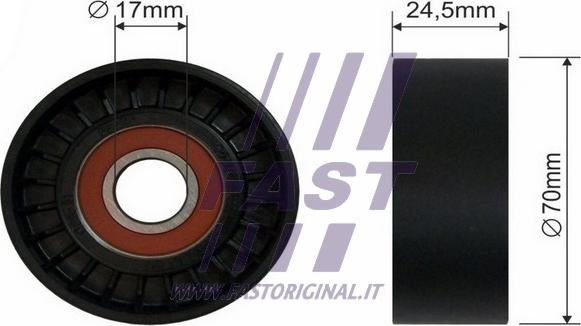 Fast FT44570 - Паразитна / водеща ролка, пистов ремък vvparts.bg