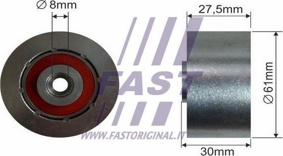 Fast FT44084 - Паразитна / водеща ролка, зъбен ремък vvparts.bg