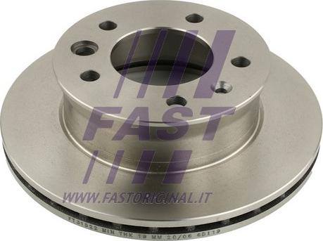 Fast FT31522 - Спирачен диск vvparts.bg