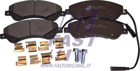 Fast FT29521 - Комплект спирачно феродо, дискови спирачки vvparts.bg