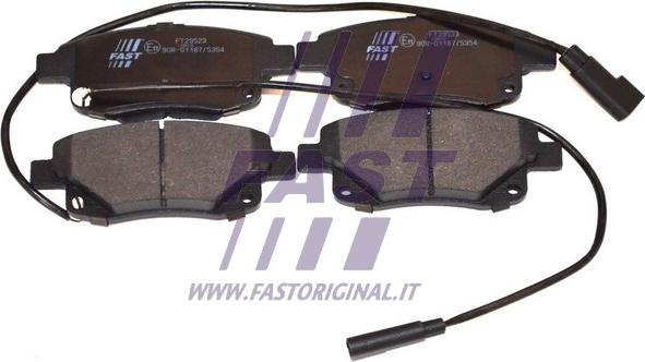 Fast FT29523 - Комплект спирачно феродо, дискови спирачки vvparts.bg