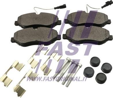 Fast FT29574 - Комплект спирачно феродо, дискови спирачки vvparts.bg