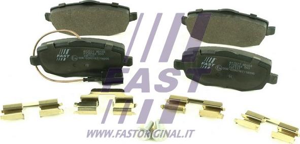 Fast FT29164 - Комплект спирачно феродо, дискови спирачки vvparts.bg