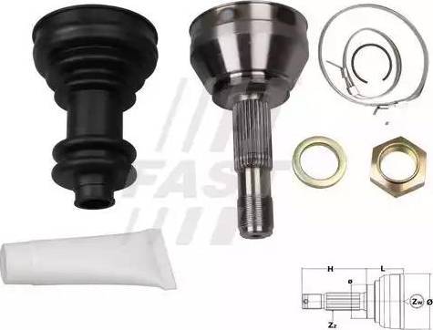 Euro Driveline CT223 - Полуоска vvparts.bg